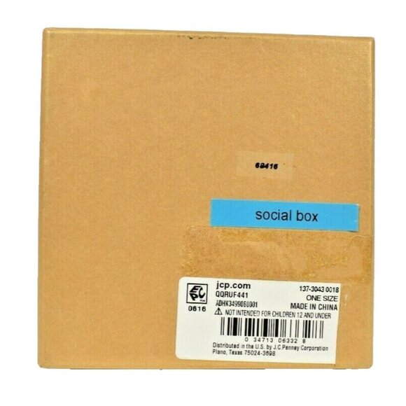 Monet Teal and AB Rhinestone Silver Tone Brooch Pin (New in Box) - Picture 3 of 3